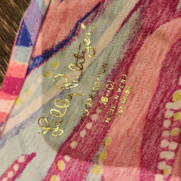 ❤️ LILLY PULITZER COTTON FANNING ROMPER, GIRLS 10 - 12 (LARGE) - Picture 6 of 9